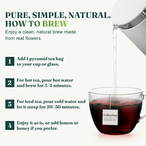 Natural Hibiscus Vitality Herbal Tea