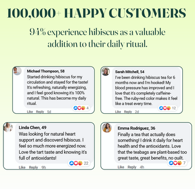 Pure Hibiscus Blood Pressure Tea